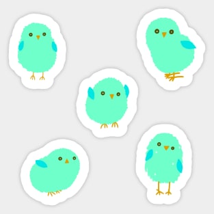 Guess Who Soggy Chick Sticker Pack (Blue) Sticker